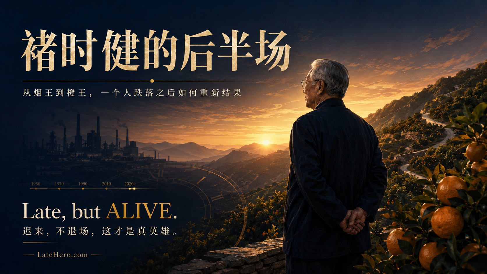 褚时健从烟王到橙王主题图