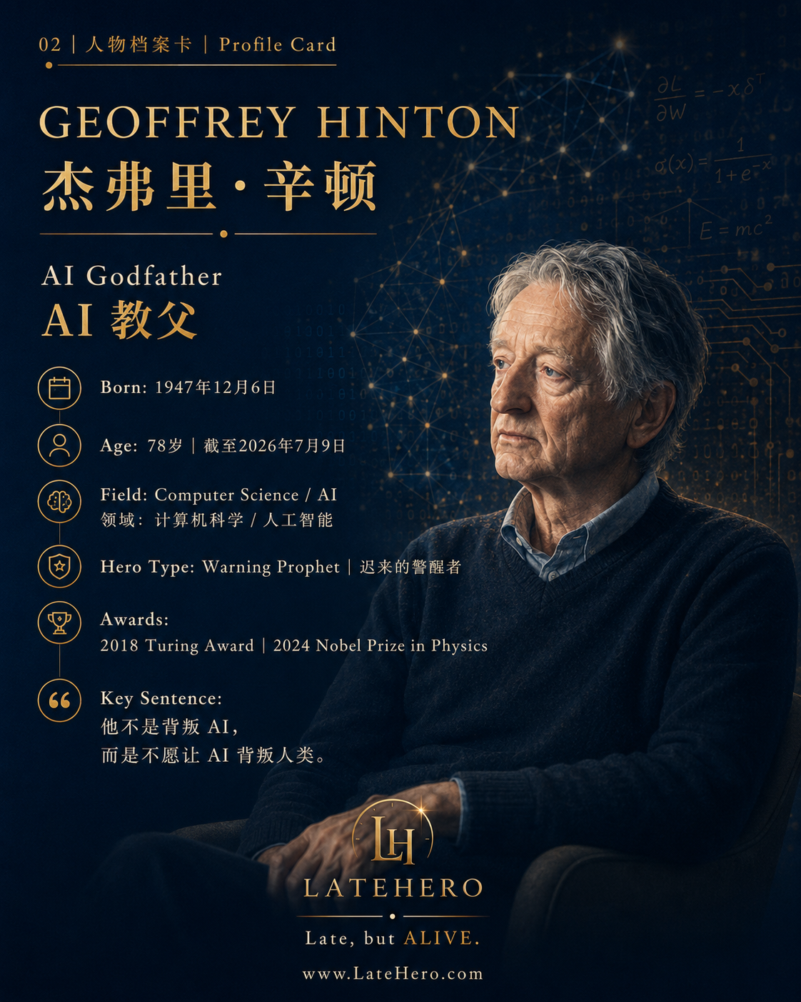辛顿人物档案卡