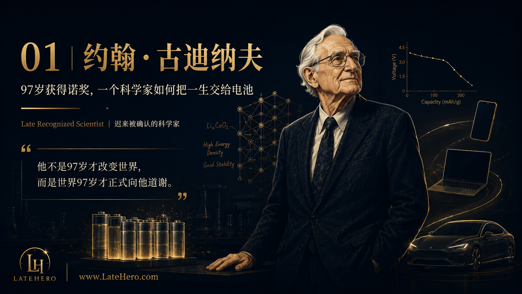 约翰·古迪纳夫97岁获得诺奖主题图