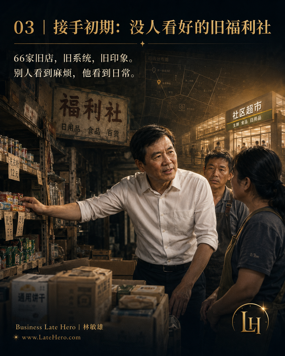 林敏雄接手初期没人看好的旧福利社