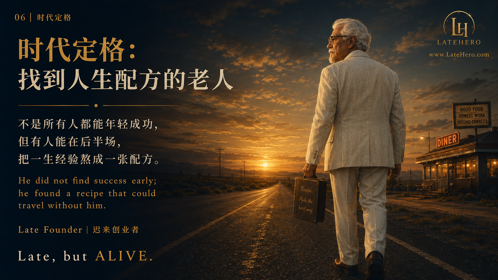 桑德斯上校时代定格海报